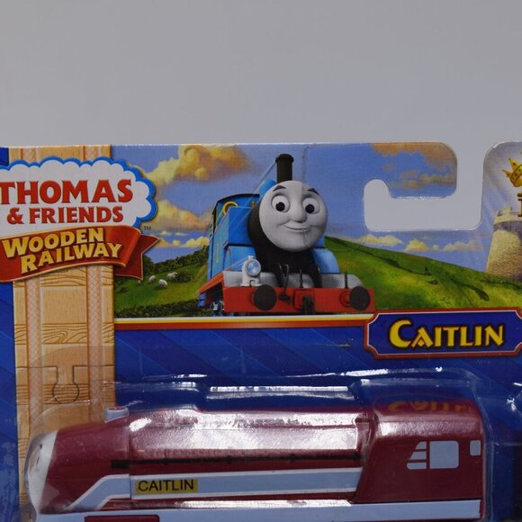 Caitlin & Tender King of the Railway Thomas & Friends Wooden Engine Trains New - Picture 7 of 9